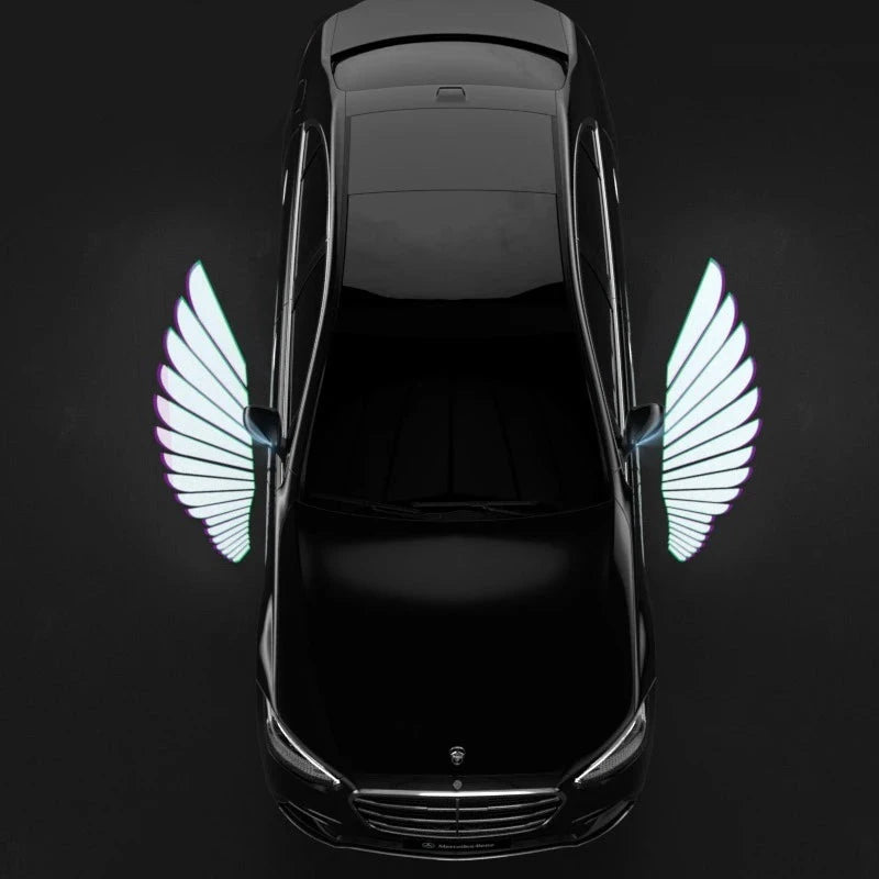 Car Angel Wings Welcome Light