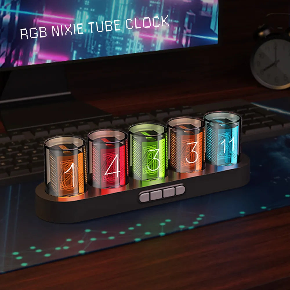 RGB LED Glow Digital Nixie Tube Clock