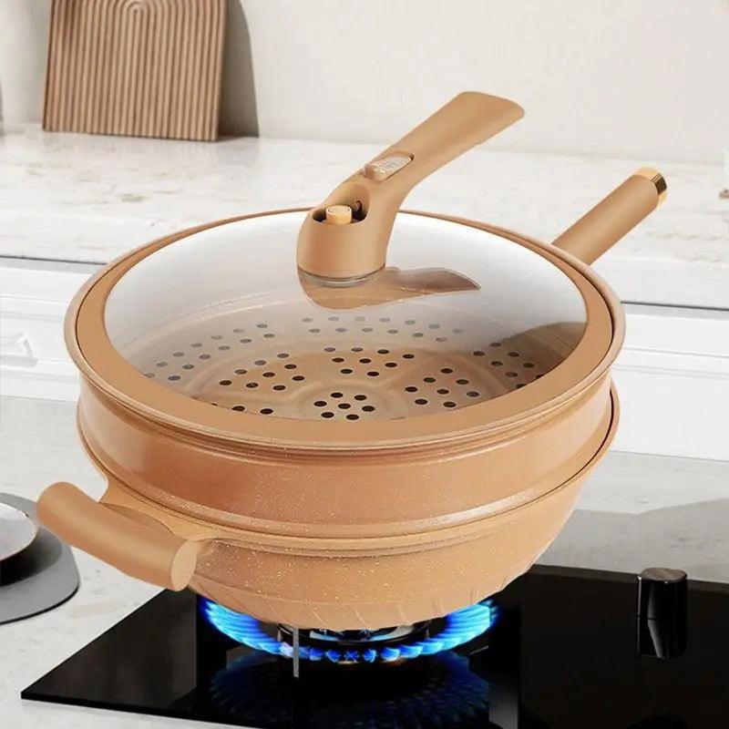 Multifunctional Non-Stick Induction Frying Pan