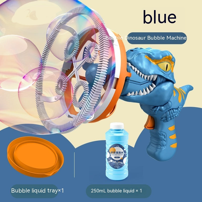 Dinosaur Electric Fan Bubble Gun Toy
