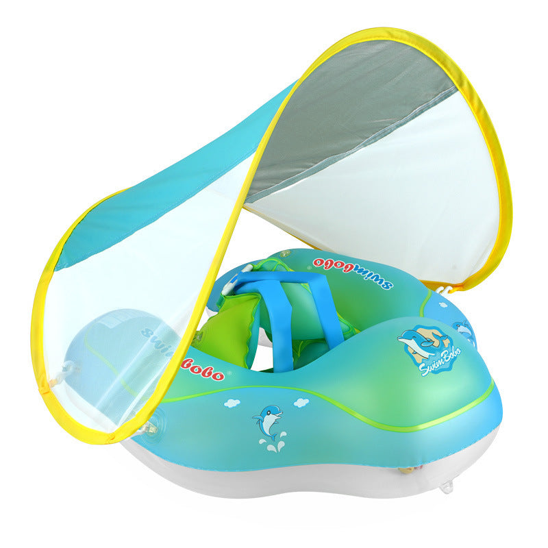 Baby Swimming Float Ring With Canopy