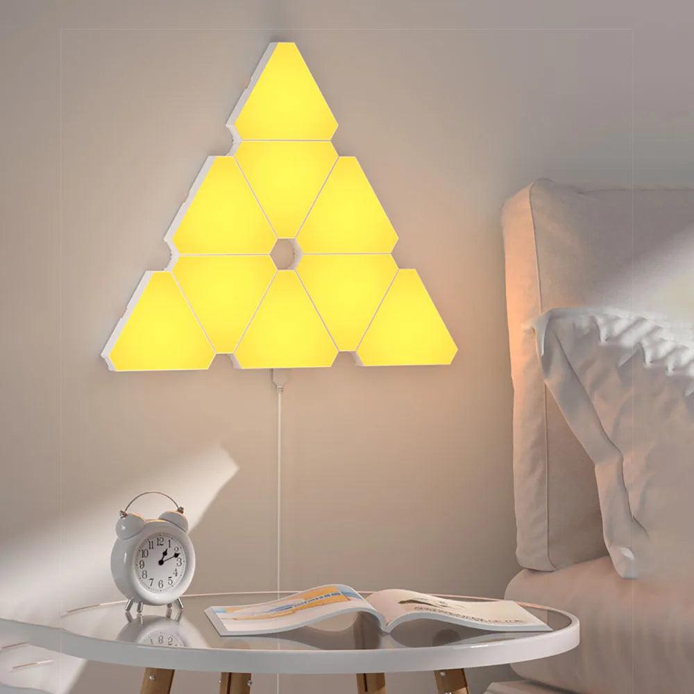 LED Triangular Quantum Lamp - My Big Easy Life