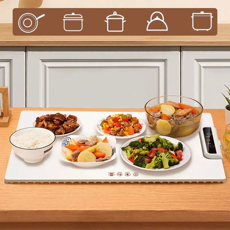 Smart Foldable Quick Food Heating Tray