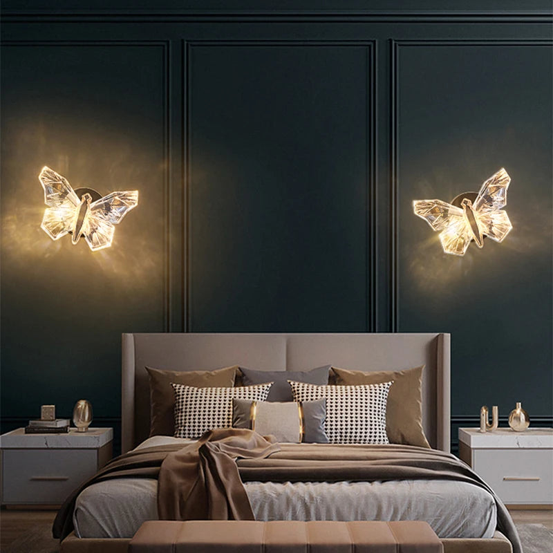 Nordic LED Butterfly Wall Lamp - My Big Easy Life